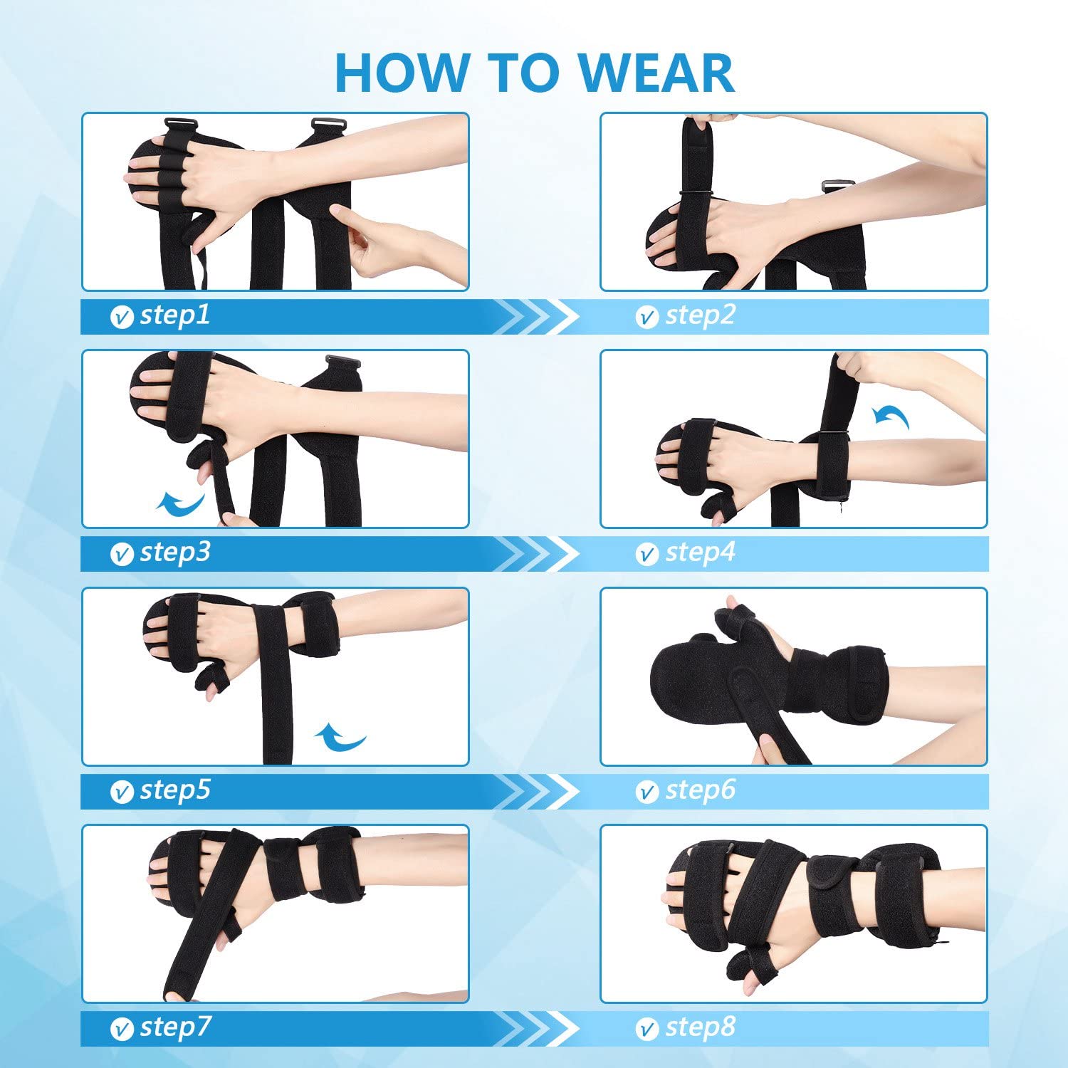 Buy Joingood Resting Hand Splint Night Support Wrist Fingers