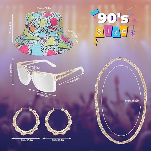 Miniatura 3 de Traje de los años 80 y 90 para mujer, disfraz de hip hop, blusa con botones, manga corta hawaiana, 6