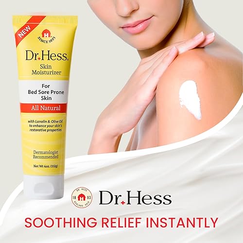 Miniatura 2 de Dr. Hess Hidratante para la piel para piel seca y propensa al dolor de cama, totalmente natural con lanolina, aceite de oliva, aceite de jojoba y