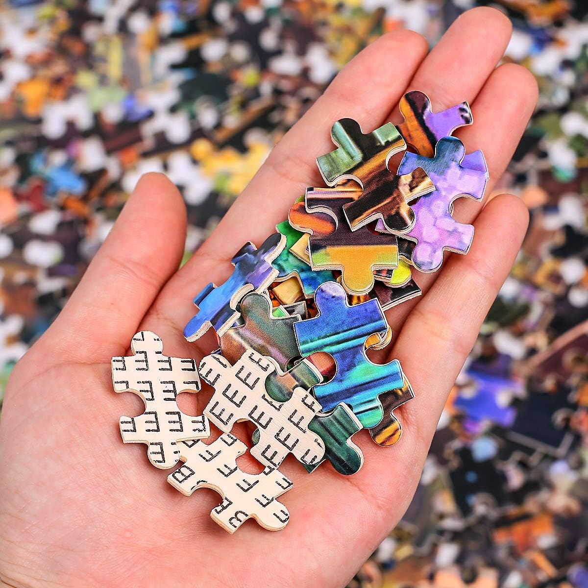 Ingooood- Jigsaw Puzzle 1000 Pieces for Adult- Fantasy Series- Exhibition Bookstore_IG-1217 Entertainment Wooden Puzzles Toys…
