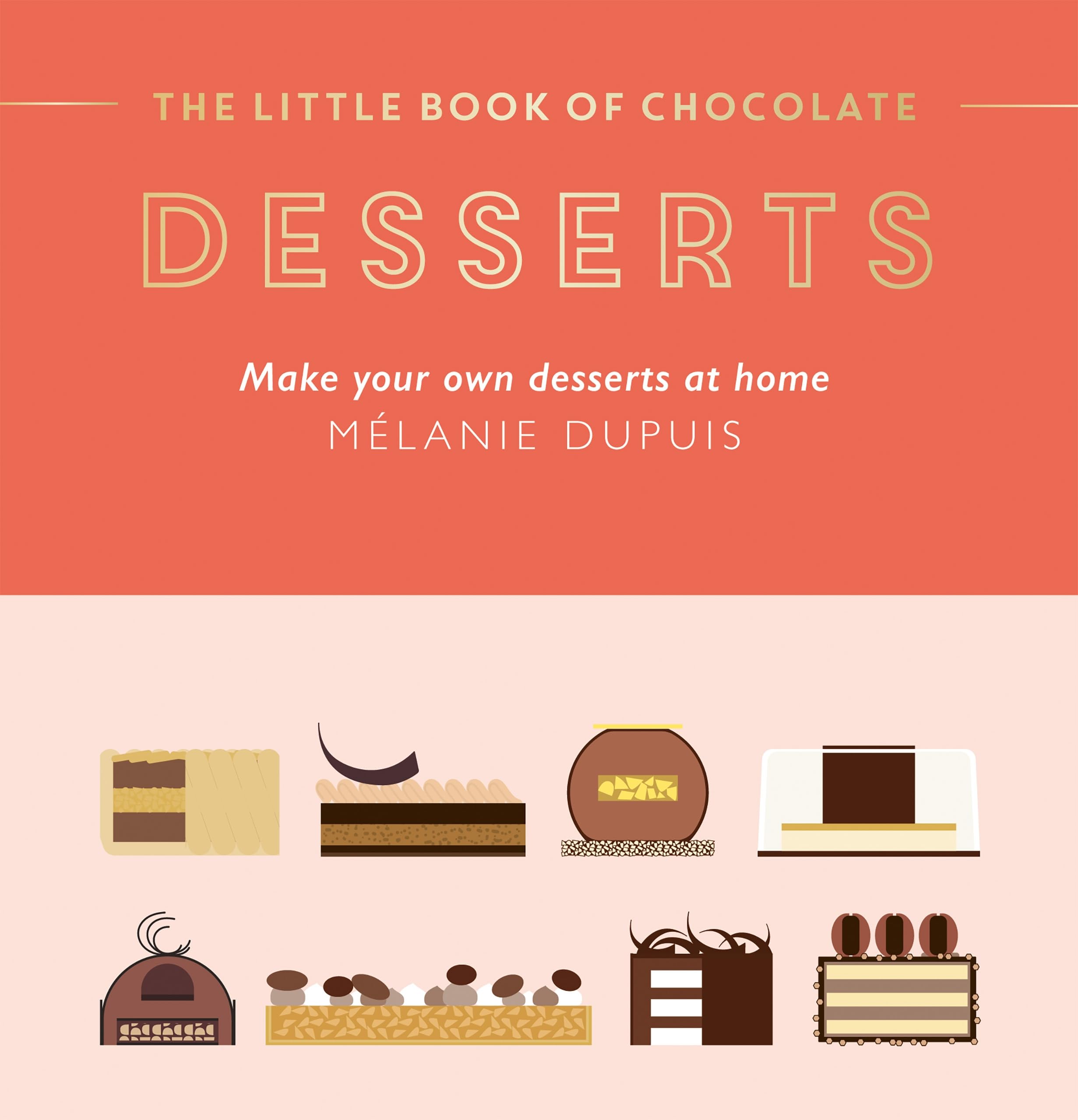 The Little Book of Chocolate: Desserts by Melanie Dupuis (Hardback Book)