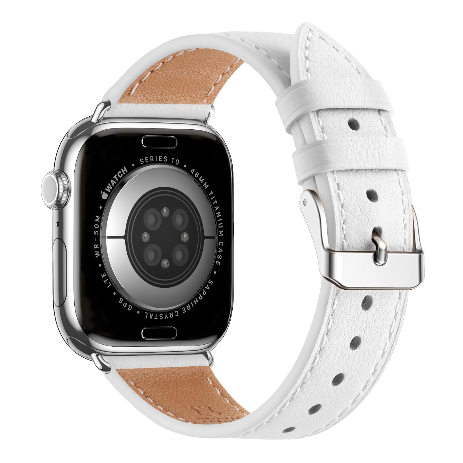 Bestig Verstellbares Ersatzband aus hochwertigem Edelstahl für Apple Watch Serie 6, SE, 5, 4, 3, 2, 1