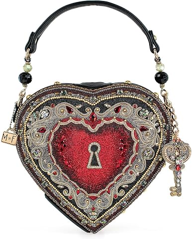 Mary Frances Embrace Heart-Shaped Top Handle Bag