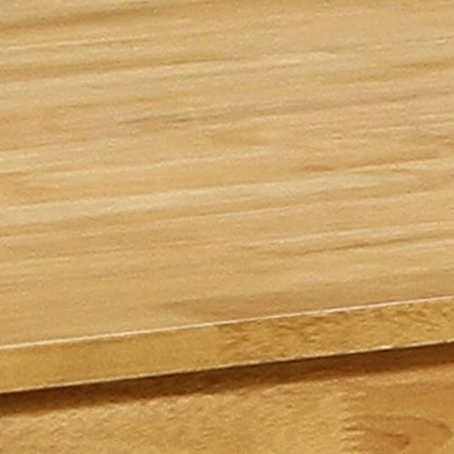 Miniatura 5 de Kings Brand Furniture - Mesa rectangular Kurmer de madera maciza para comedor, roble natural