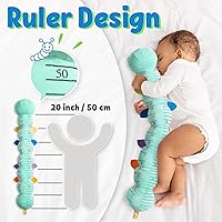 Vista 5 de LIGHTDESIRE Juguetes musicales para bebés de oruga, juguete de animal de peluche para bebé con crujido y sonajeros, juguetes sensoriales suaves