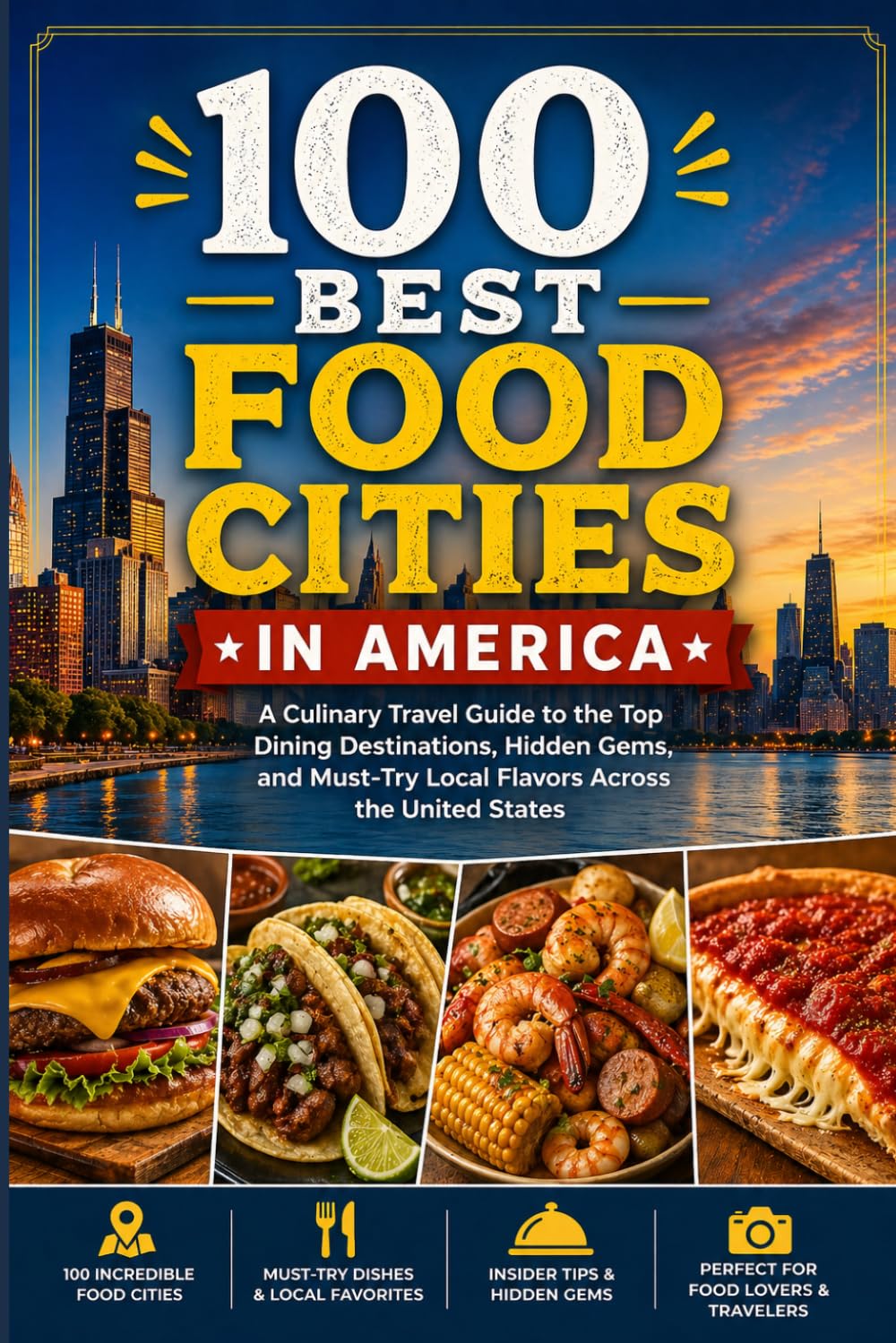 100 Best Food Cities in America: The Ultimate Travel Guide to Iconic Restaurants, Regional Cuisines, Food Halls, Markets, and Unforgettable Culinary Destinations Across the United States