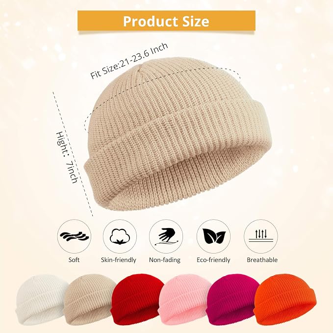 SATINIOR Trawler Beanie Watch Hat Roll 