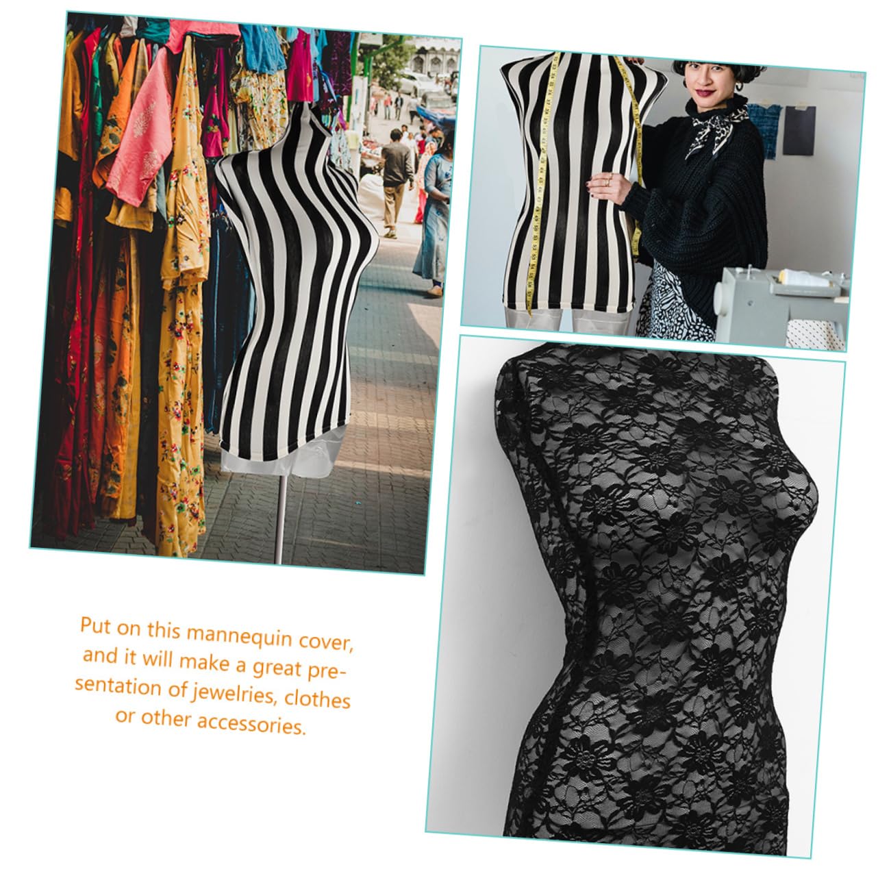 ULTECHNOVO 2pcs Model Props Cloth Mannequin Cotton