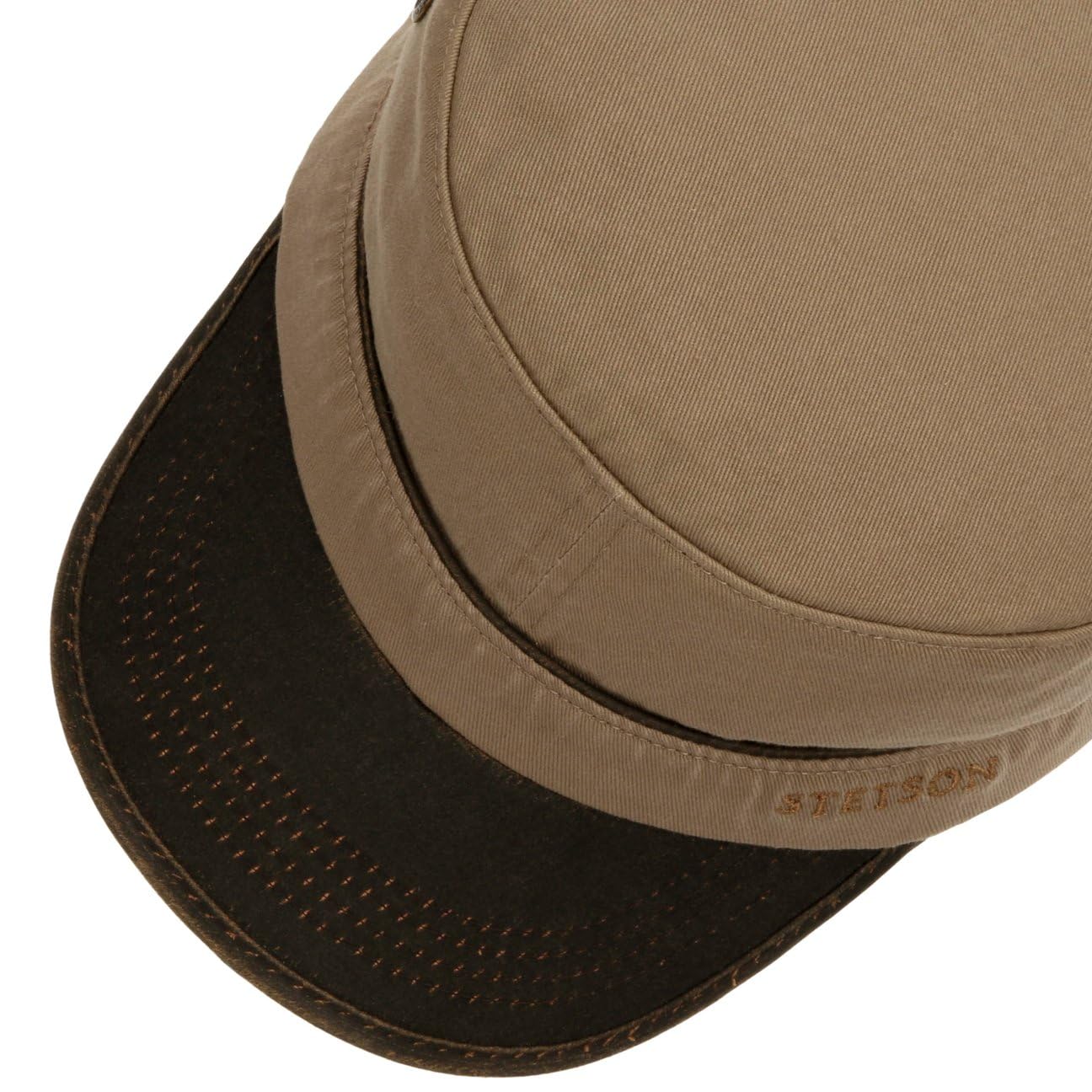 Stetson Czapka Katonah Cotton ArmyKobiety/Mężczyźni - z daszkiem army cap military Metalowa sprzączka, wiosna-lato jesień-zima Lato