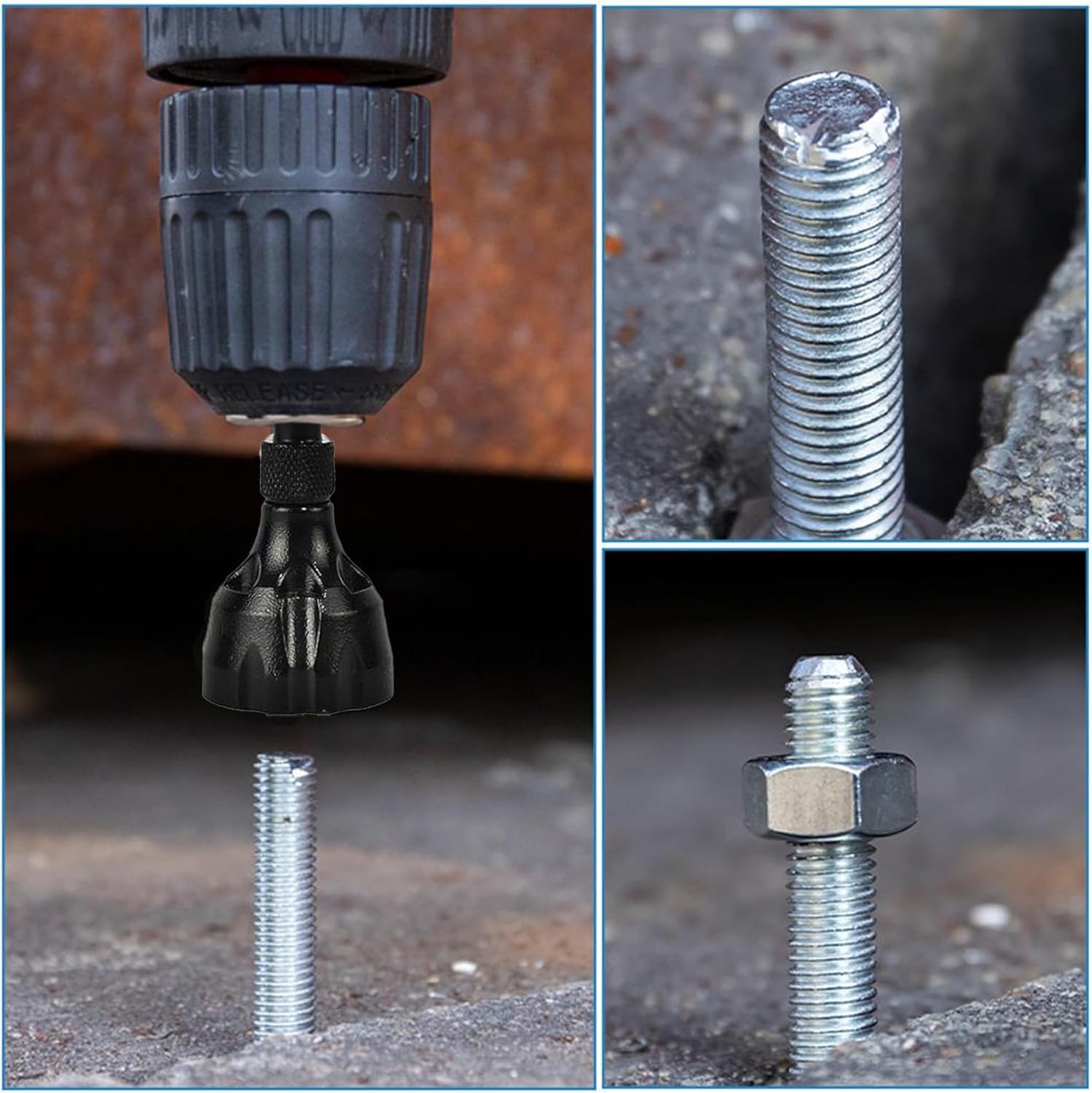 KEWAYO 2-Piece Deburring Chamfering Tool Set – Hex Shank External Chamfer Drill Bit For Steel, Copper, Brass & Plastic
