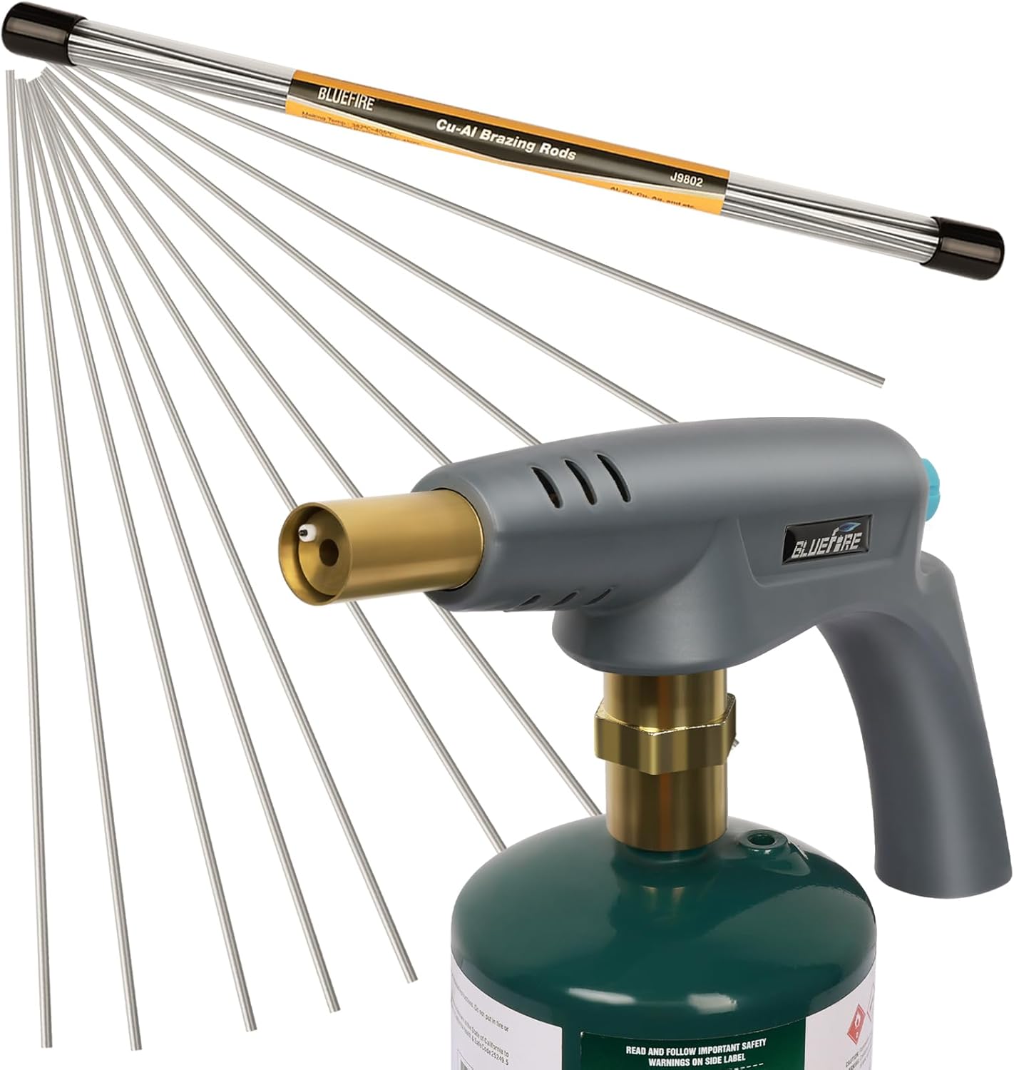 BLUEFIRE 12 sticks 1/2 lb Low Temperature Aluminum Zinc Alloy Brazing