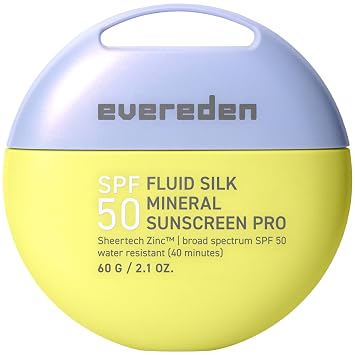 Evereden Kids SPF 50 | Fluid Silk Mineral Kids Sunscreen | Cooling Non-Nano UVA, UVB Protection | Fragrance Free & Quick Absorption | Water-Resistant for Up to 40 Mins | Beach Day Toddler Sunscreen