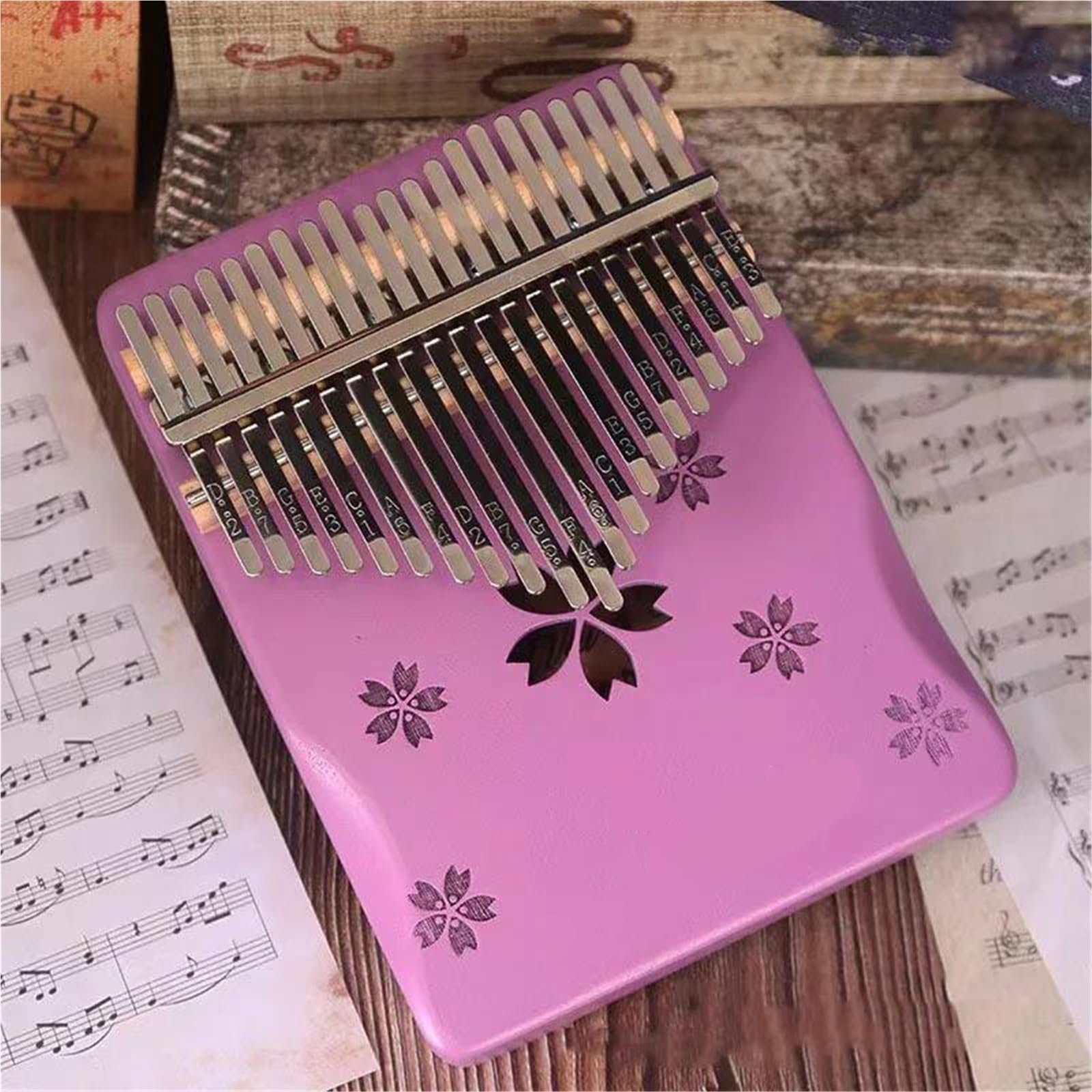 Kalimba Przenośny Profesjonalny Drewniany Instrument Fortepianowy Z Kalimbą Kciukową Dla Początkujących I Dorosłych