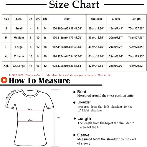 Miniatura 2 de Blusas fluidas para mujer, blusas casuales de verano de manga corta, ajuste holgado, para ocultar el vientre, camisetas lindas con estampado floral