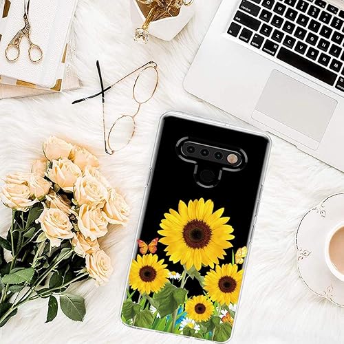 Miniatura 8 de Funda transparente delgada diseñada para LG Stylo 6, absorción de golpes, flexible, suave, de goma de poliuretano termoplástico (TPU) para LG Stylo
