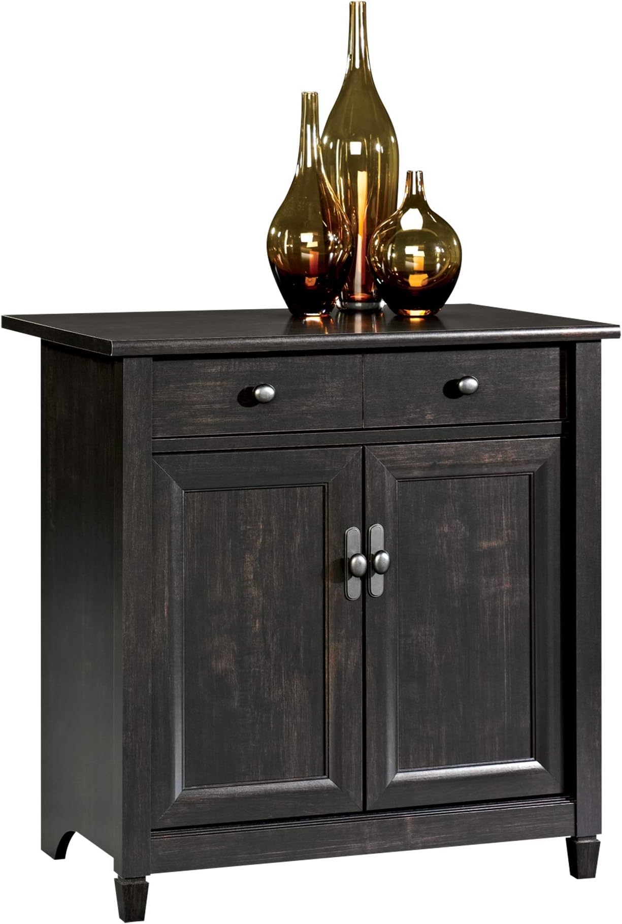 Edge Water Utility Stand, Versatile Storage Solution, Ideal Home Storage Cabinet - Estate Black Finish