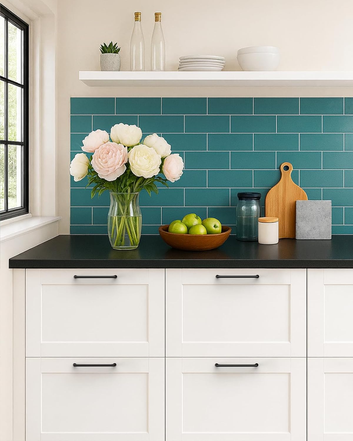 10 Pack 5"(128mm) Matte Black Cabinet Pulls Black Kitchen Cabinet Handles Dresser Drawer Pulls Cupboard Hardware for Cabinets