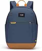 Pacsafe GO 15L 盗難防止バックパック ブルー Pacsafe GO 15L Anti-Theft Backpack — Rooten's Travel & Adventure