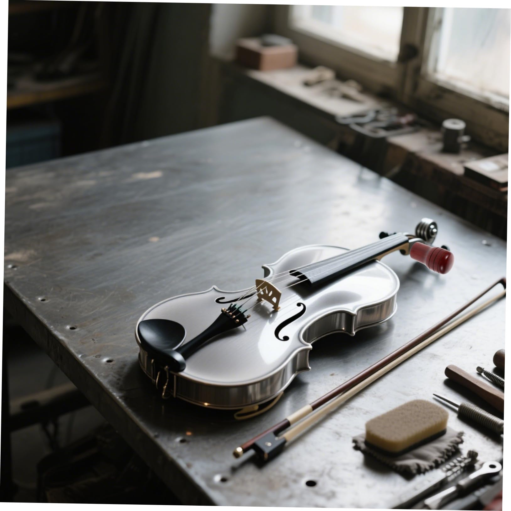BESPORTBLE Kit per Cura del Violino Strumento per Liutaio Accessori per Strumenti Musicali Impugnatura per Corde del Violino Classico Acustico Regolatore dei Piroli per Manutenzione