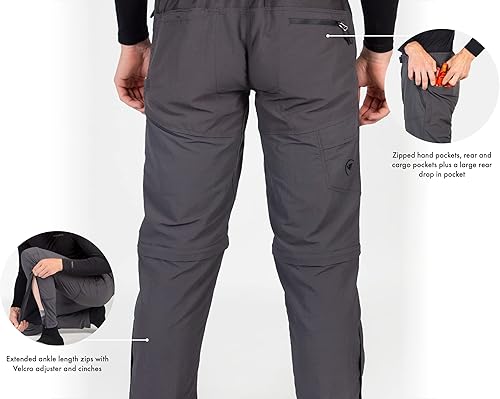 Miniatura 4 de Endura Hummvee - Pantalón de ciclismo con cremallera para hombre