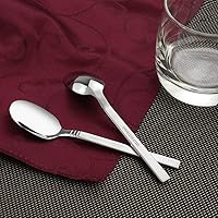 Vista 4 de Cucharas de café de acero inoxidable de 12 piezas, cuchara pequeña para expreso, mini cuchara