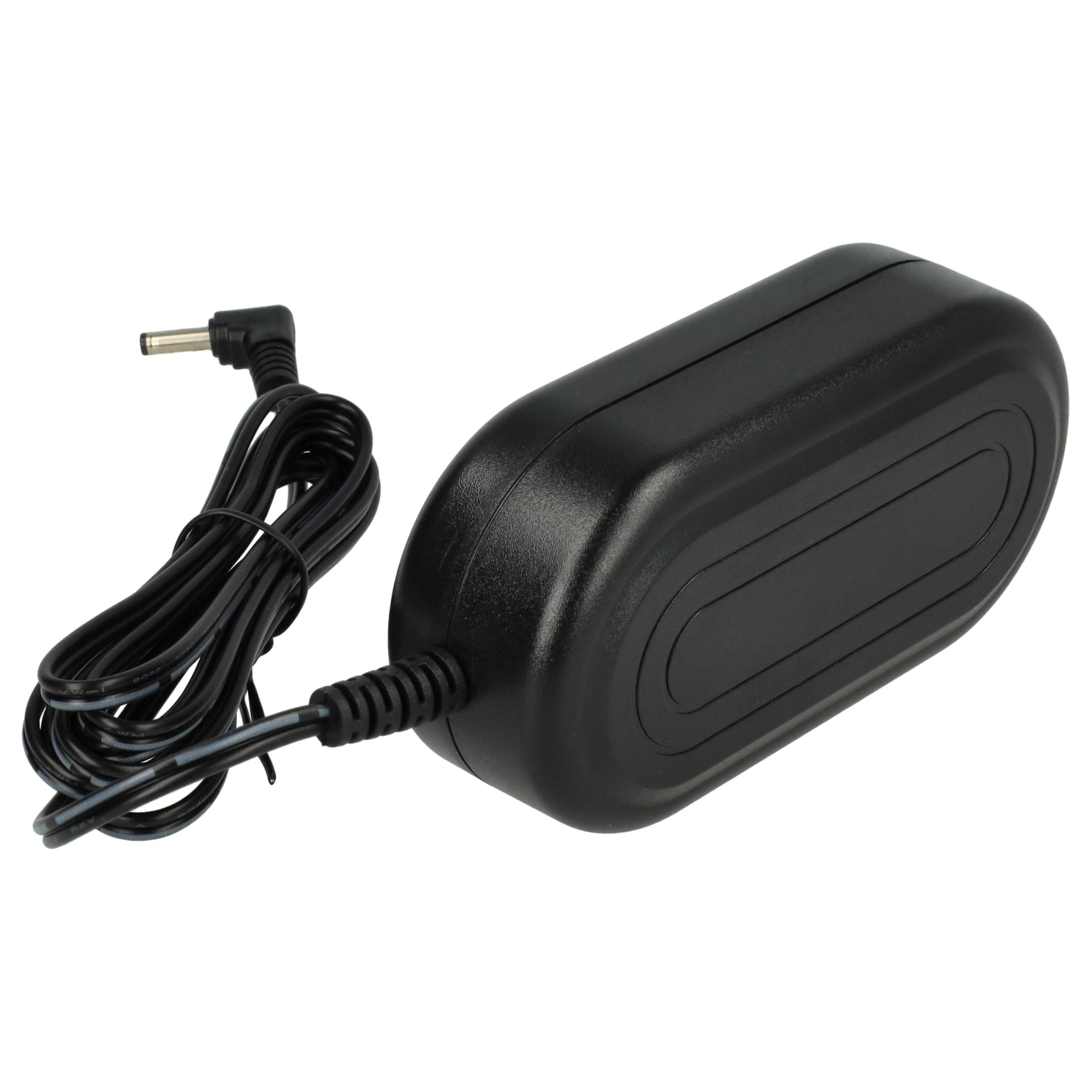 vhbw alimentatore, cavo di alimentazione compatibile con Canon MVX10i, MVX 10i, MVX150i, MVX 150i, MVX25i fotocamera, SLR - 2 m