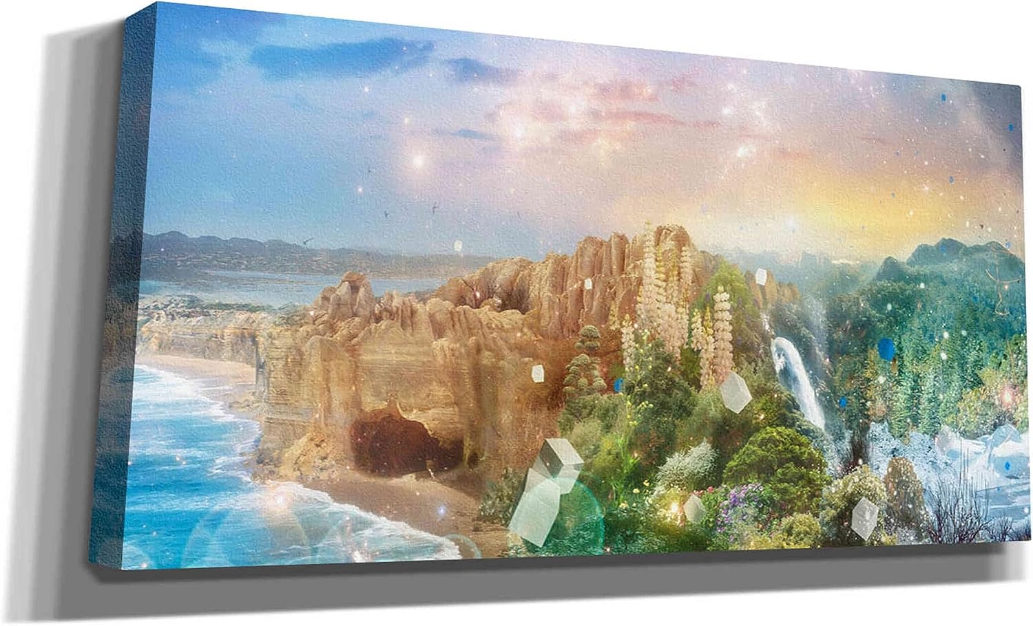Cortesi Home 'Press Start Part 1' by Mario Sanchez Nevado, Canvas Wall Art, 12"x24"