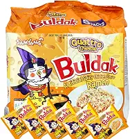 MACARRÃO INSTANTÂNEO LAMEN BULDAK SAMYANG - SABOR QUATRO QUEIJOS 5X - PACK CONTENDO 5 PACOTES