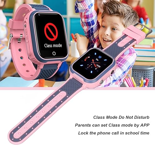 Miniatura 7 de SYH&AQYE LT21 - Reloj inteligente, videollamada de voz, pantalla táctil HD a color de 1.4 pulgadas, reloj infantil con modo de clase, juego