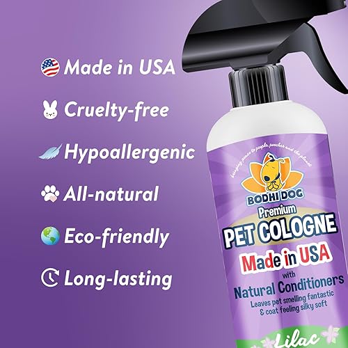 Vista 40 de Bodhi Dog - Colonia natural para mascotas, aerosol corporal prémium para perros y gatos, aroma limpio y fresco, cualidades de acondicionamiento