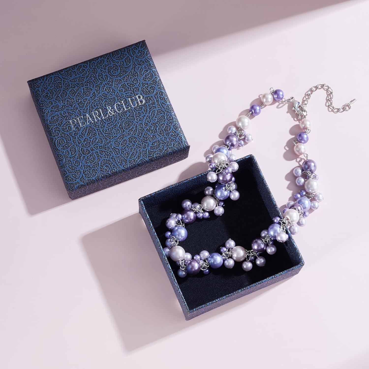 Beaded Pearl Necklace - Elegant Pearl Choker Necklaces for Women Fashion Jewelry Birthday Gift for Mom - Image 7