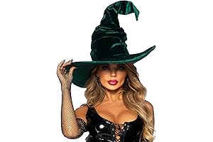 Leg Avenue Ruched Witch Hat for a Magical Halloween Costume