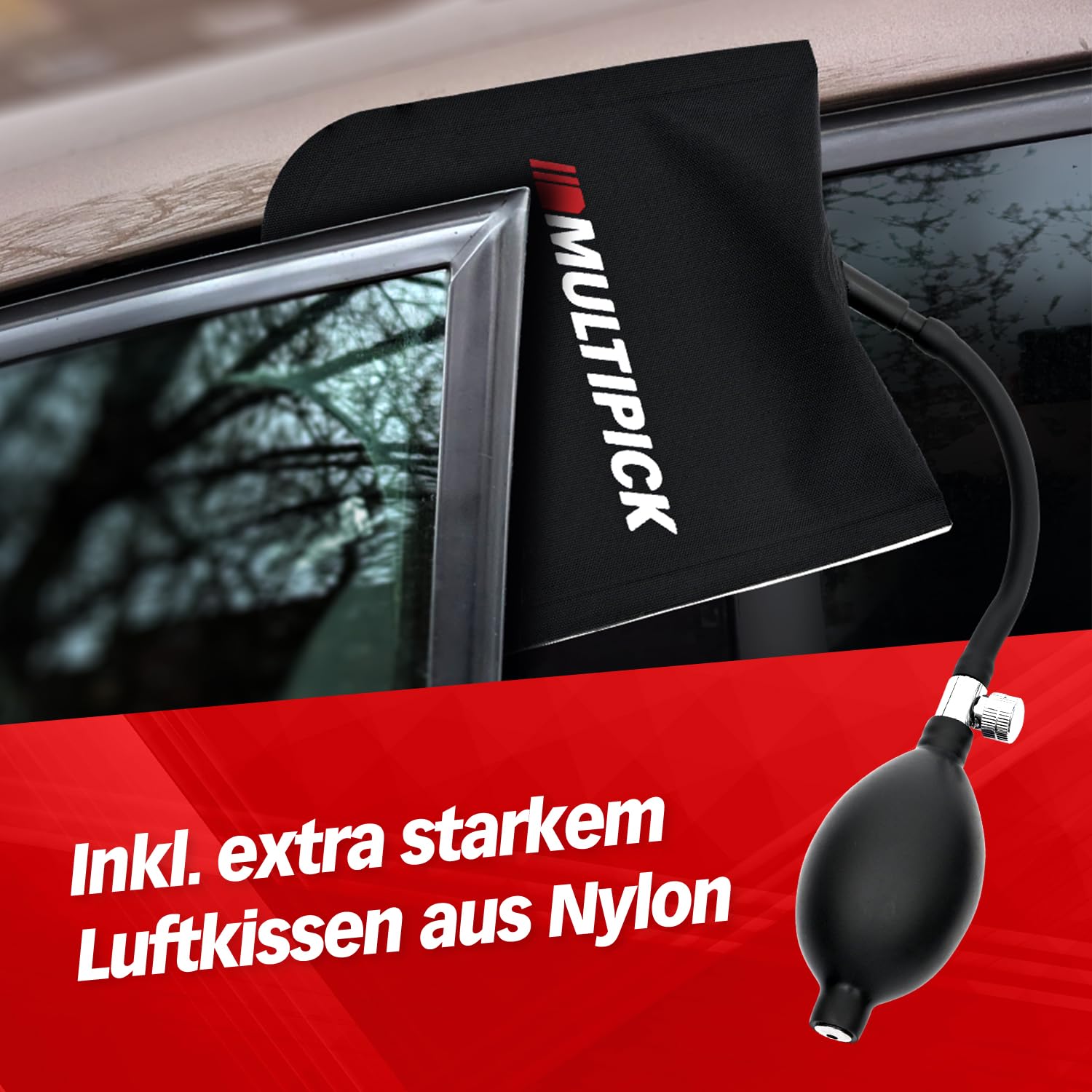 Multipick Kit di Apertura Auto – Strumento di Leva & Set Attrezzi Professionale – Attrezzi Smontaggio Garnitura & Attrezzi Auto per Apertura Veicolo – Kit Sblocco Auto