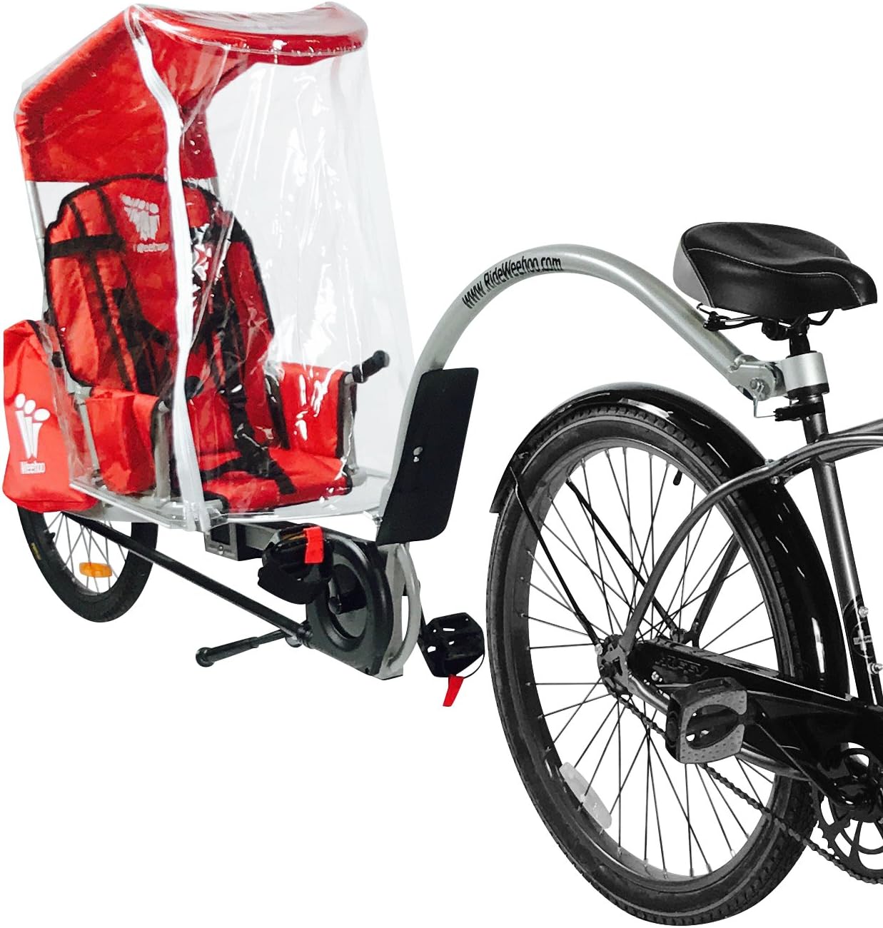 Weehoo Kids' Igo Weather Canopy for Trailer Tagalong, red, Medium