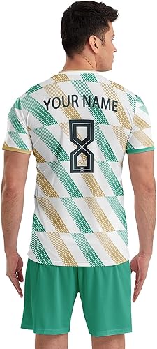 Miniatura 3 de Los hombres modifican la camiseta de fútbol, personaliza tu propio equipo de fútbol, uniforme de entrenamiento de equipo semi profesional