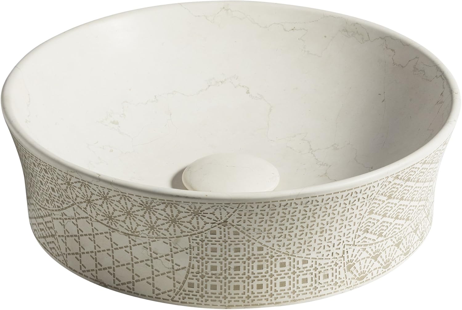 KOHLER K-95069-CS7 Kensho, ARTIST EDITIONS Bathroom Sink Drain Cover, Grey Foussana