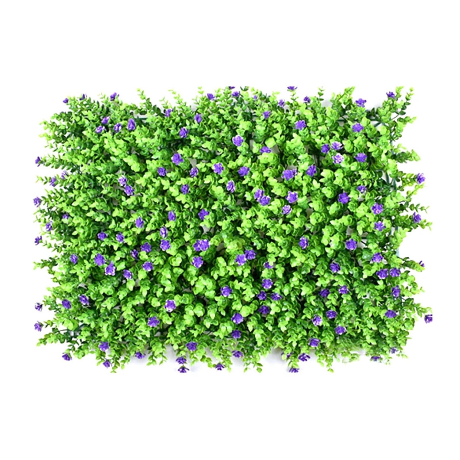 Mdsiokhj Color 1 Artificial Trellis Artificial Plants Grass Wall Backyard Flowers Lawn Decoration Wedding Eucalyptus Hedge Panels Fence Greenery Roll 60X40cm