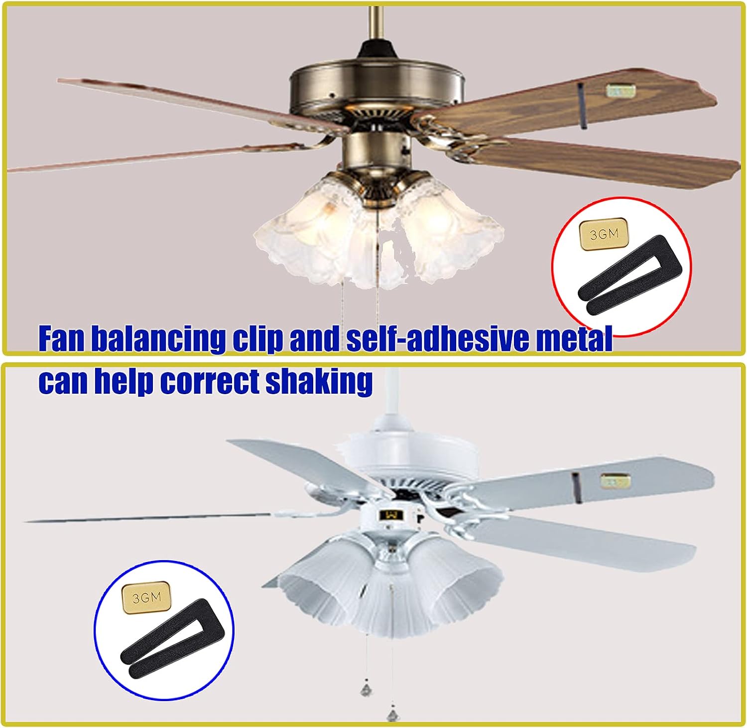 ceiling fan blade balancing kit instructions