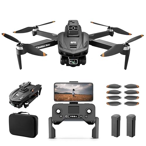 V168 4K UHD Drone with GPS Return, 90° Adjustable Camera,