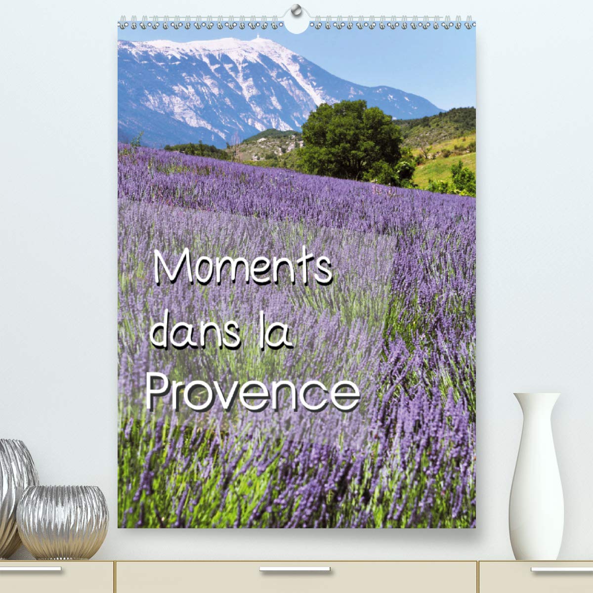 Calendrier d'art Provence DIN A2 à offrir pour décorer une maison de campagne