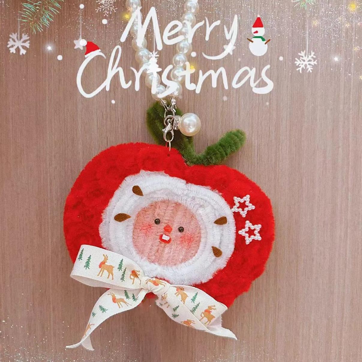 150Pcs Christmas Pipe Cleaners Craft Set Including 50Pcs Green Chenille Stems, 50Pcs White Chenille Stems, and 50Pcs Red Pipe Cleaners for DIY Crafts Christmas Decorations (150Pcs Red White Green)