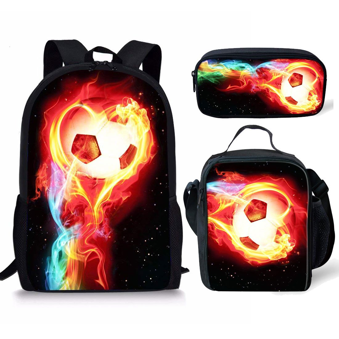 Showudesigns - Zaino da calcio con stampa fredda, per bambini