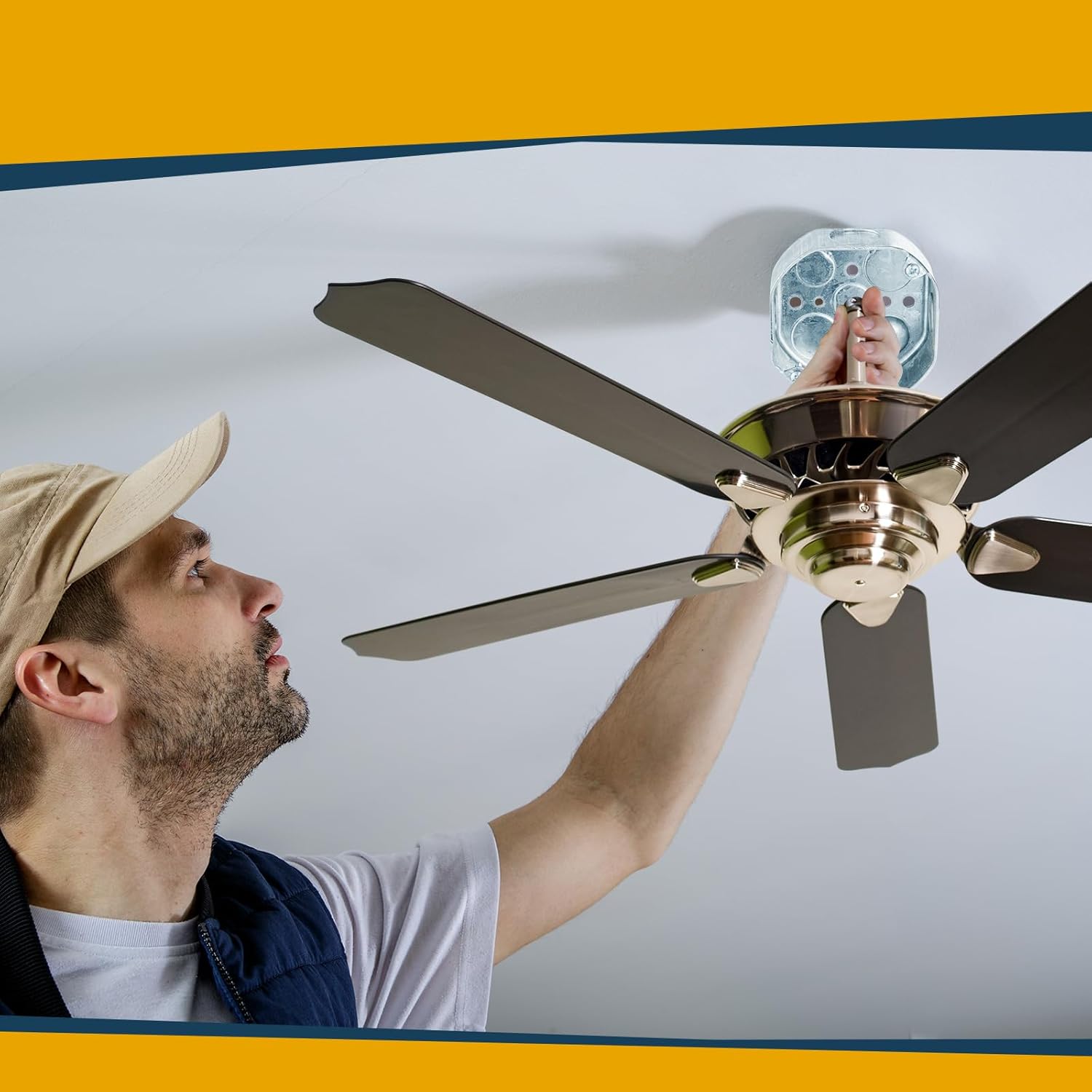 8個 電気ボックス ジャンクションボックス 亜鉛メッキスチールメタル電気ボックス、1/2インチと3/4インチのノックアウト、描画構造