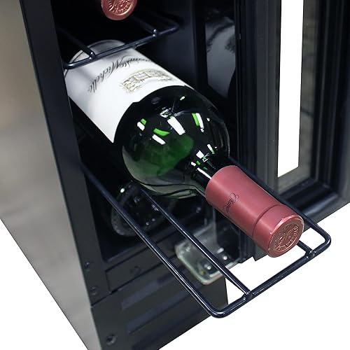 Miniatura 8 de Vinotemp EL-7TS-BLACK - Refrigerador de 7 botellas, bodega independiente o instalación integrada con descongelación automática, pantalla LED y