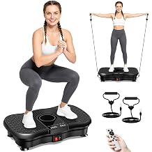 Vibration Plate Exercise Machine,Vibration Plate for Lymphatic Drainage Vibrating Plate Full Body Shake Plate,Power Vibration Plate Machine 400 Lbs,Vibration Plates for Weight Loss