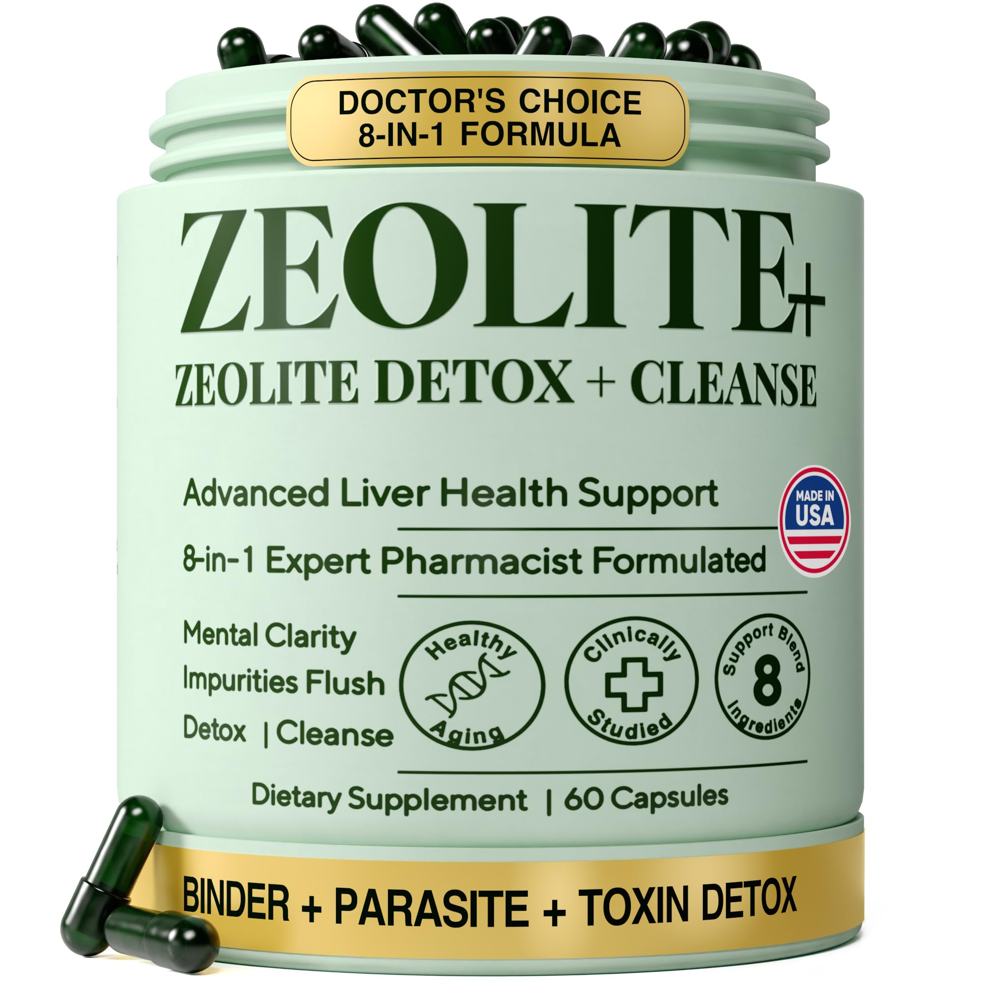 Zeolite Detox Binder 8-in-1