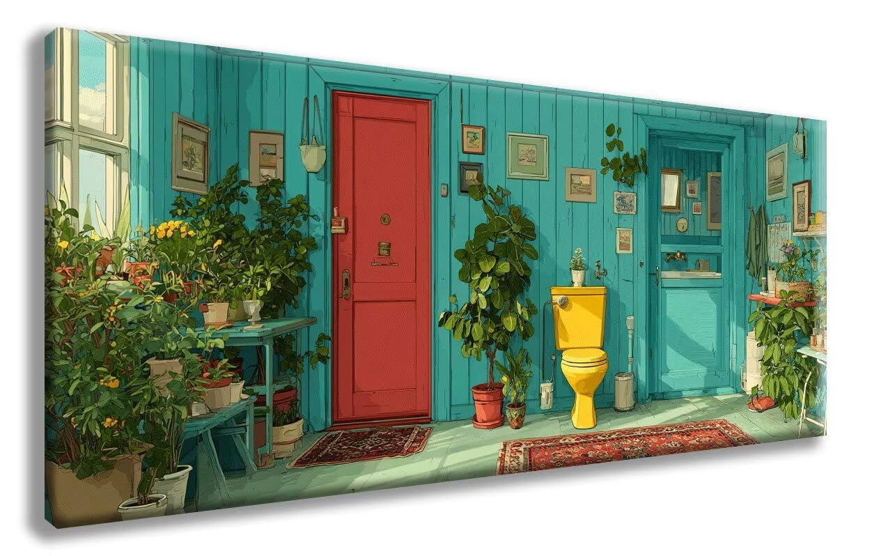 HäUser Diamond Painting, krajobraz, obraz do malowania diamentami, dla dorosłych, duży, XXL (100 x 300 cm), 5D, okrągłe, pełne wiertło, zestaw do majsterkowania, mozaika dla dorosłych, do dekoracji