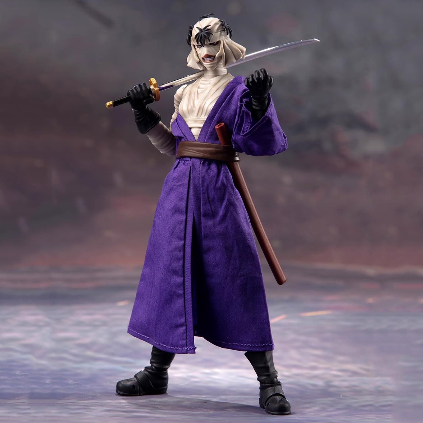 Amazon.co.jp: 1/12 るろうに剣心志々雄真実アクションフィギュア環境