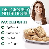 Vista 3 de ProtiWise – Barra de chocolate alta en proteínas 15g 7/caja Pérdida de peso, dieta, apta para dieta cetogénica, reemplazo de comidas Sin