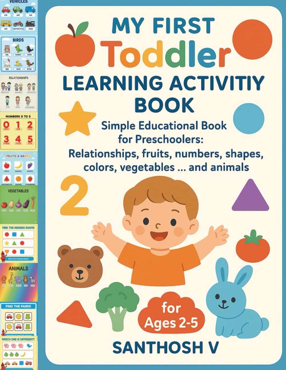 MY FIRST Toddler LEARNING ACTIVITY BOOK